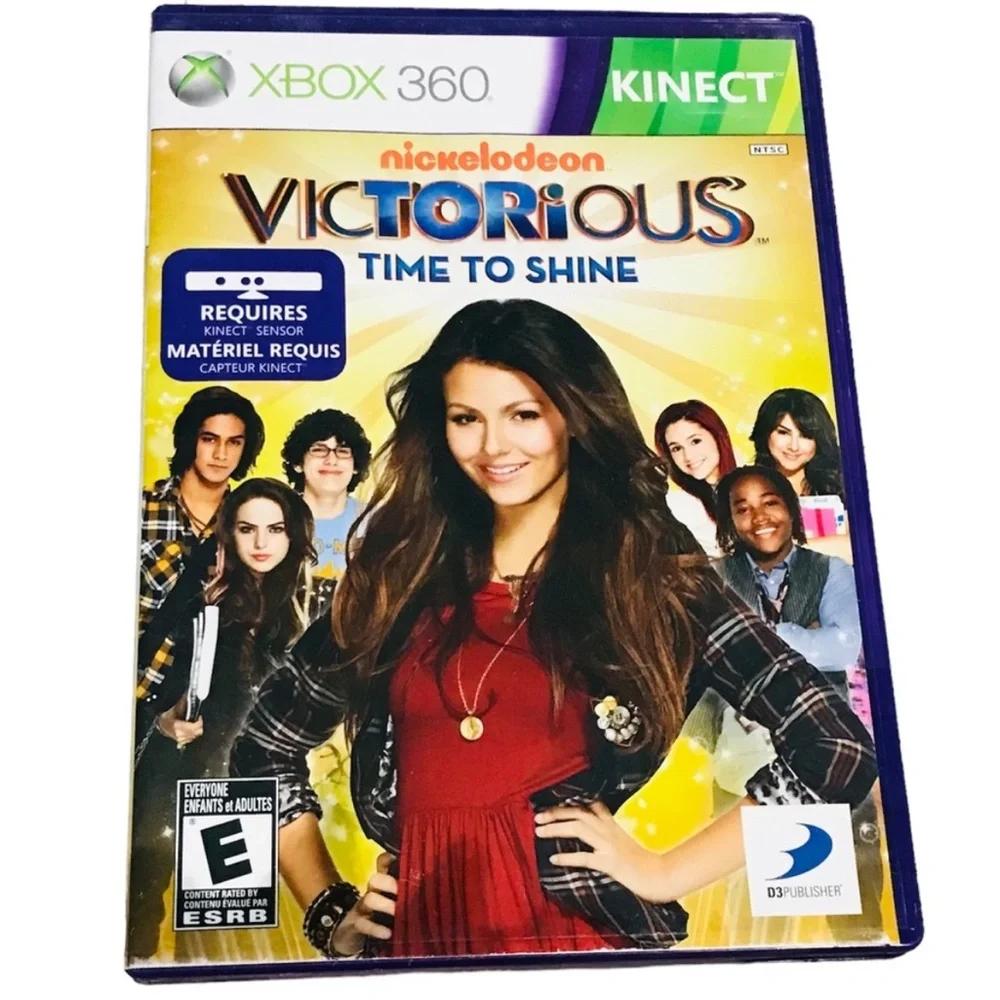XBox 360 Kinect Nickelodeon Victorious Time To Shine Video Game